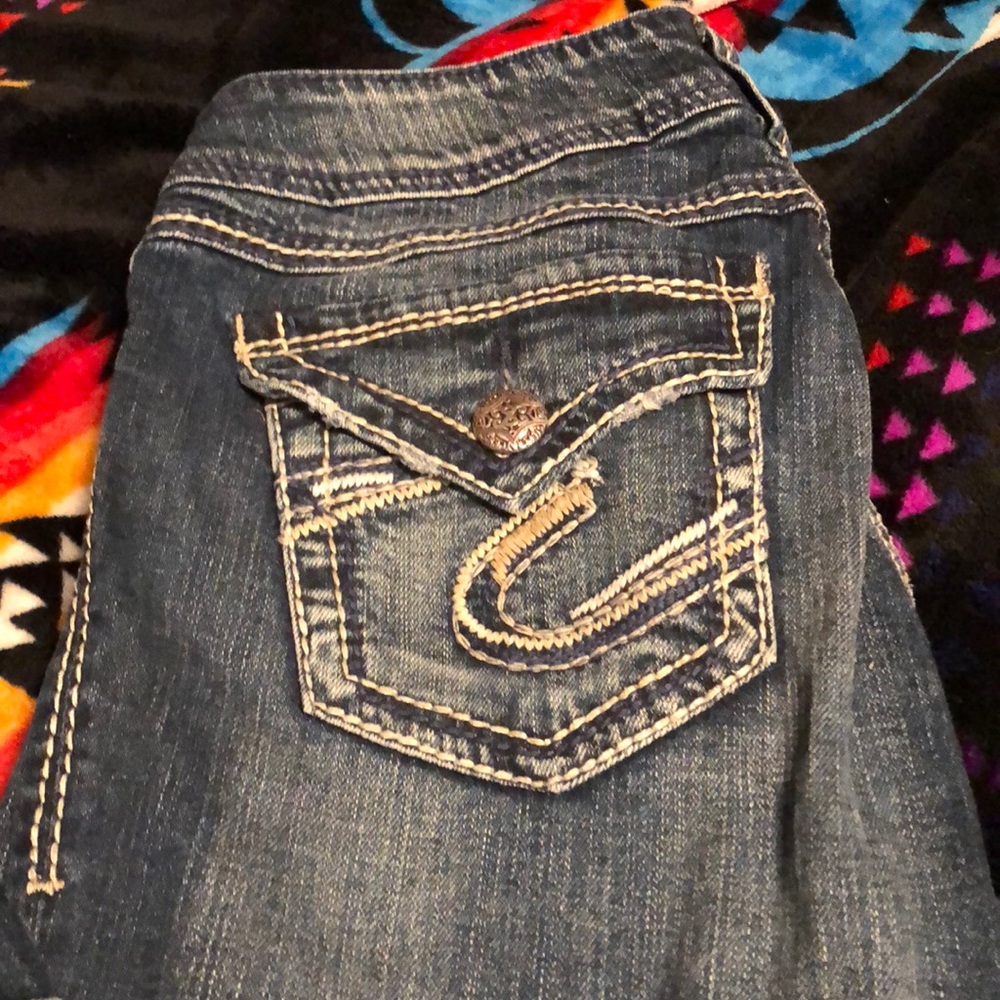 Silver jeans